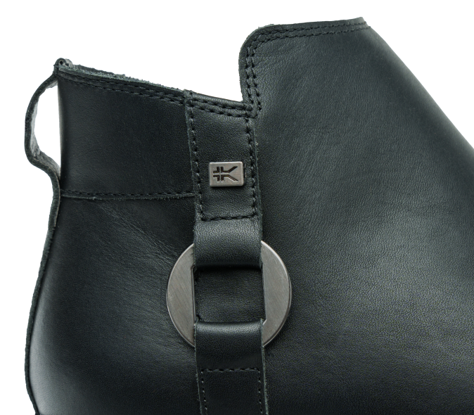 noir de jais/métal chaussures Kuru 68LZ133 tempo femmes