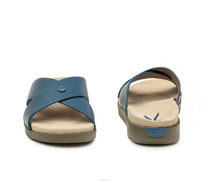 bleu minéral/marron délavé chaussures Kuru 68LZ124 brise femmes