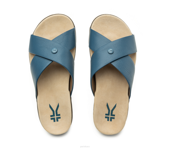 bleu minéral/marron délavé chaussures Kuru 68LZ124 brise femmes