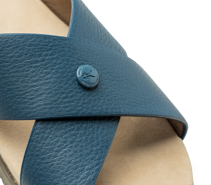 bleu minéral/marron délavé chaussures Kuru 68LZ124 brise femmes