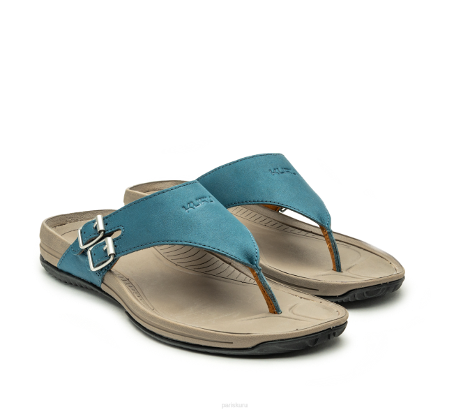 bleu wailea/marron délavé chaussures Kuru 68LZ117 suomi femmes