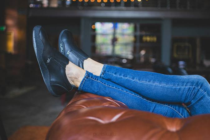 noir de jais/gris brouillard chaussures Kuru 68LZ69 Kivi femmes