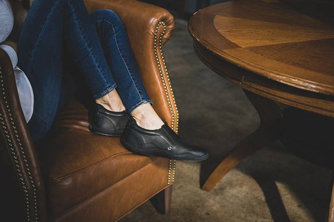 noir de jais/gris brouillard chaussures Kuru 68LZ90 kivi large femmes