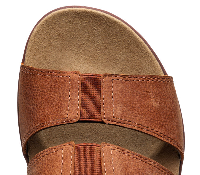 brun cognac chaussures Kuru 68LZ99 muse de la coda femmes