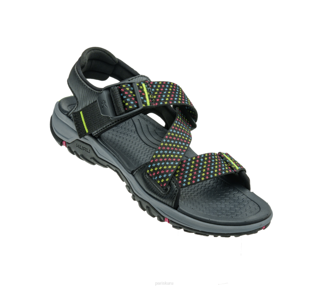 noir de jais/multicolore chaussures Kuru 68LZ120 actuel femmes