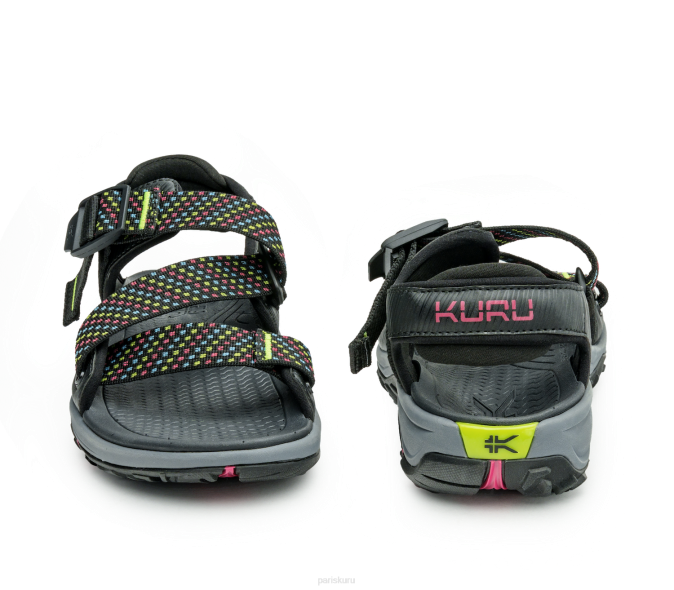 noir de jais/multicolore chaussures Kuru 68LZ120 actuel femmes