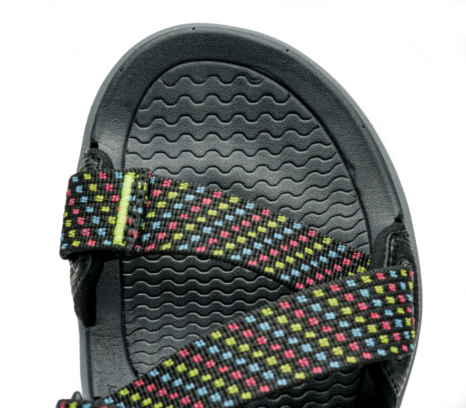 noir de jais/multicolore chaussures Kuru 68LZ120 actuel femmes