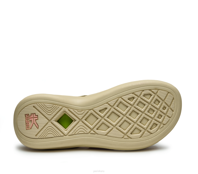 paille/pêche clair chaussures Kuru 68LZ110 muse de la coda femmes