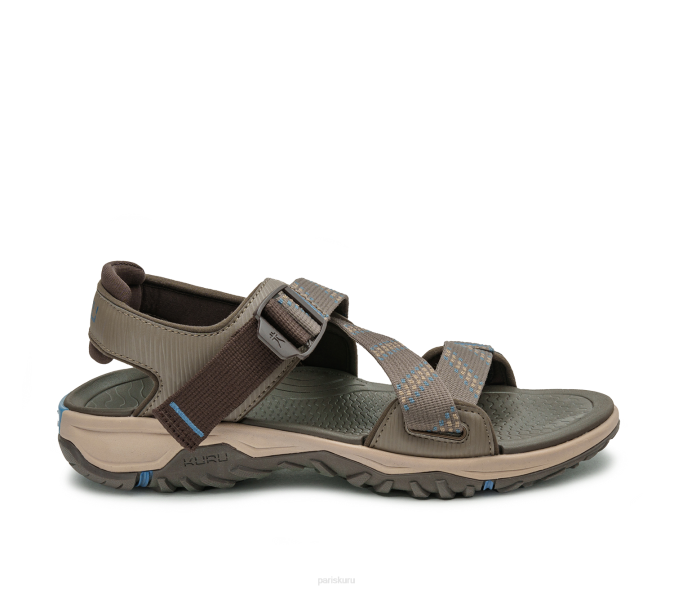 brun cèdre/bleu minéral