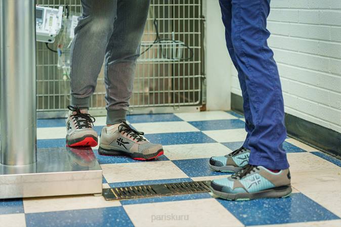 béton urbain/blanc/bleu topaze chaussures Kuru 68LZ31 quantum femmes