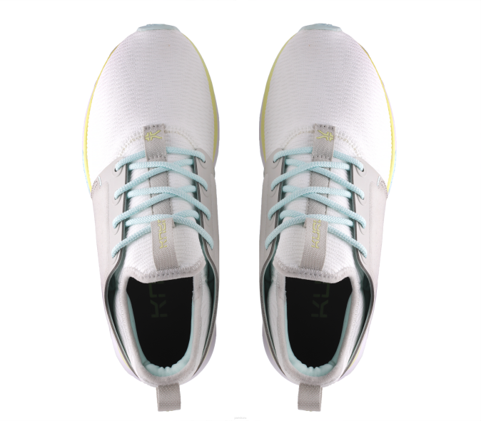 blanc brillant/bleu glacier chaussures Kuru 68LZ48 large de l\'atome femmes