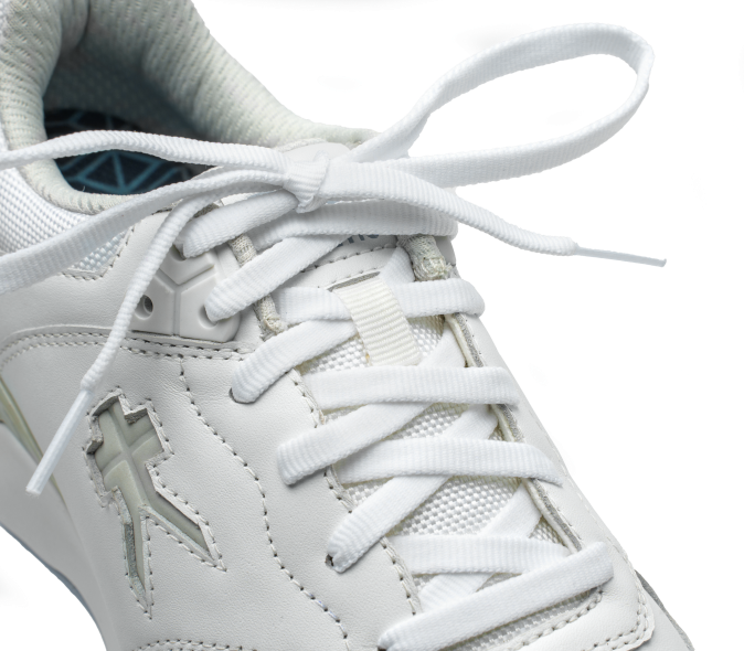 blanc brillant/brouillard bleu chaussures Kuru 68LZ23 cinétique femmes