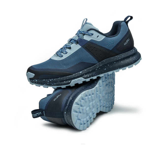 bleu brouillard/bleu nuit chaussures Kuru 68LZ8 piste d\'atome femmes