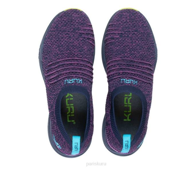 bleu nuit/raisin électrique chaussures Kuru 68LZ68 foulée femmes