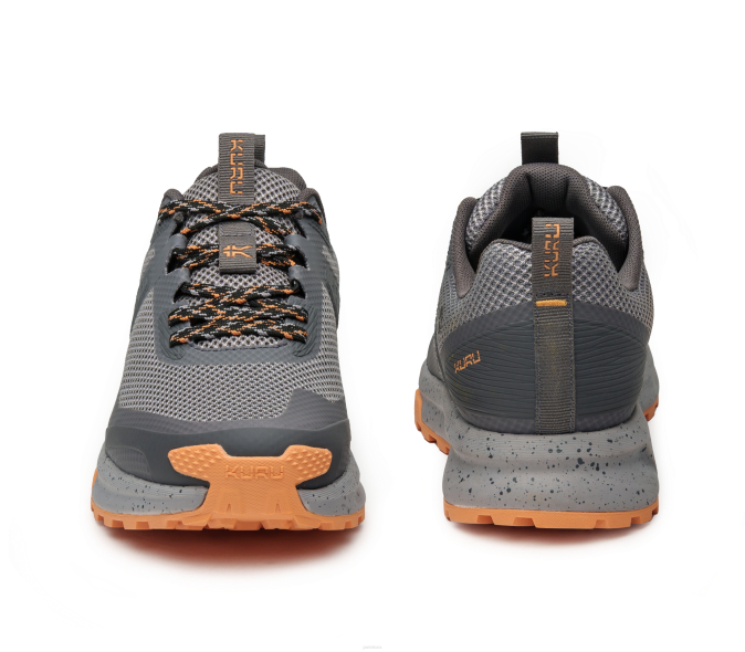 gris fumé/abricot chaussures Kuru 68LZ20 piste d\'atome femmes