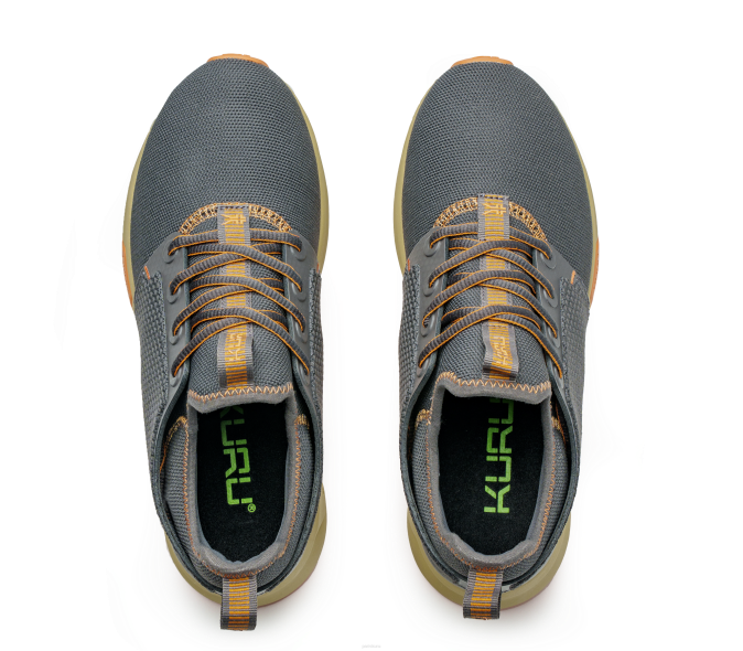 gris fumé/orange pâle chaussures Kuru 68LZ24 atome femmes