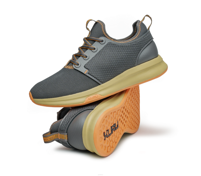 gris fumé/orange pâle chaussures Kuru 68LZ24 atome femmes