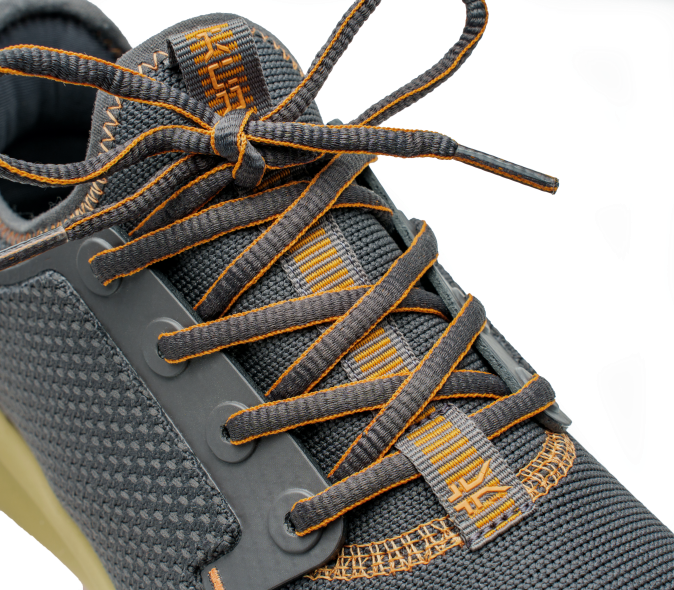 gris fumé/orange pâle chaussures Kuru 68LZ61 large de l\'atome femmes