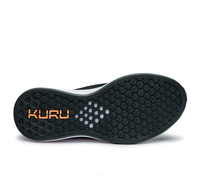 noir de jais chaussures Kuru 68LZ77 atome slip-on femmes