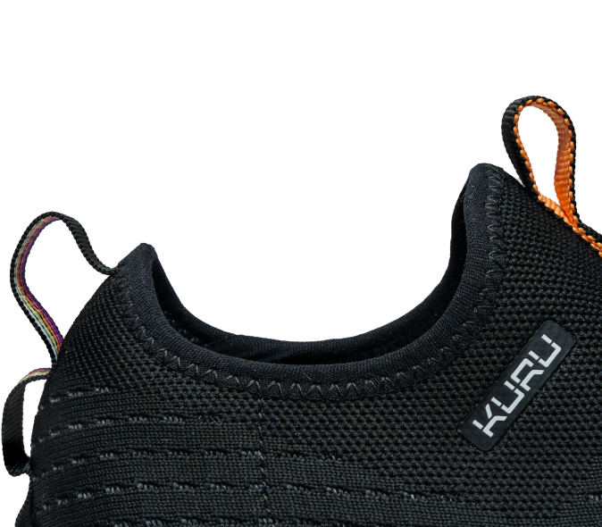 noir de jais chaussures Kuru 68LZ77 atome slip-on femmes