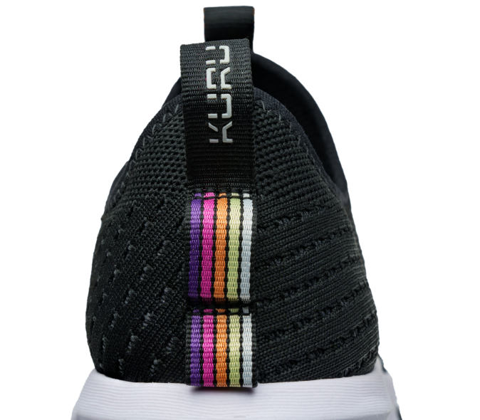 noir de jais chaussures Kuru 68LZ77 atome slip-on femmes