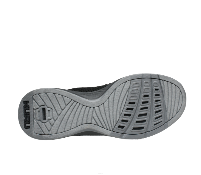 noir de jais/gris ardoise chaussures Kuru 68LZ95 pas large femmes