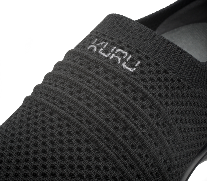 noir de jais/gris ardoise chaussures Kuru 68LZ95 pas large femmes