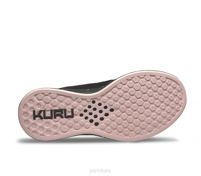 noir de jais/lilas brumeux chaussures Kuru 68LZ65 large de l\'atome femmes