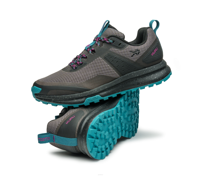 noir de jais/sarcelle foncé chaussures Kuru 68LZ5 piste d\'atome femmes