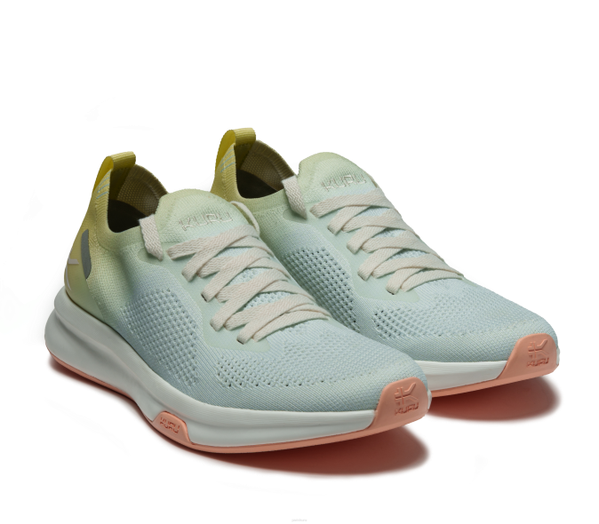 sorbet citron vert/bleu brume chaussures Kuru 68LZ4 flux femmes