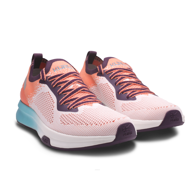 sorbet orange/bleu calypso chaussures Kuru 68LZ10 flux femmes