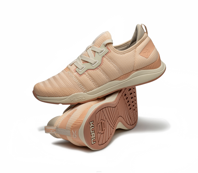 sorbet rose chaussures Kuru 68LZ2 mouvement de foulée femmes