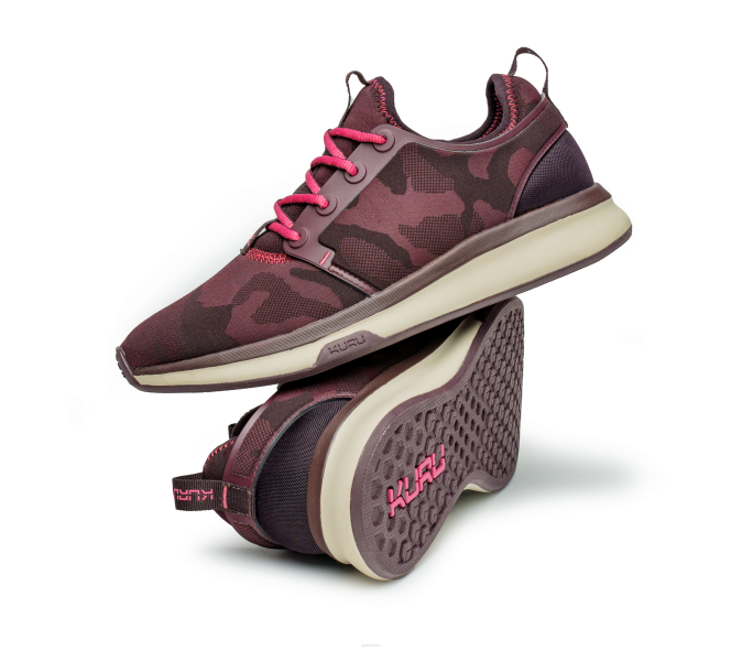 vin camo/sorbet rose chaussures Kuru 68LZ60 large de l\'atome femmes