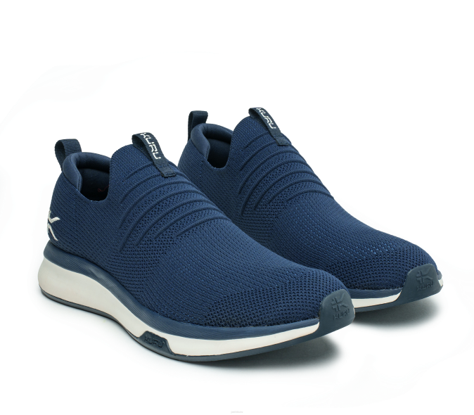 bleu nuit/bleu minéral chaussures Kuru 68LZ178 atome slip-on Hommes
