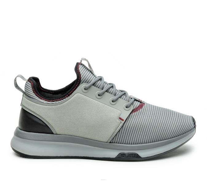 gris orage/noir chaussures Kuru 68LZ174 large de l\'atome Hommes