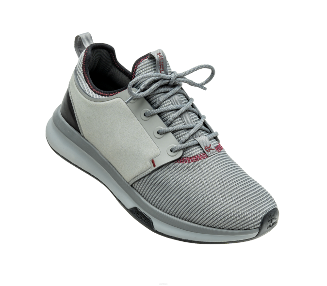 gris orage/noir chaussures Kuru 68LZ174 large de l\'atome Hommes