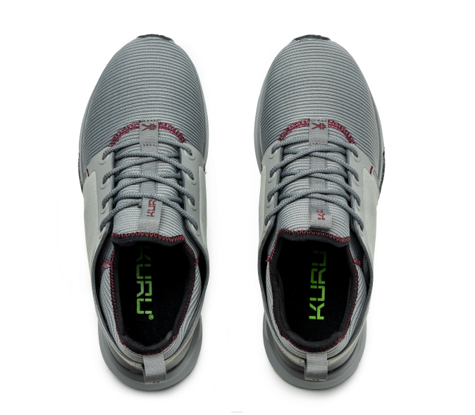 gris orage/noir chaussures Kuru 68LZ174 large de l\'atome Hommes