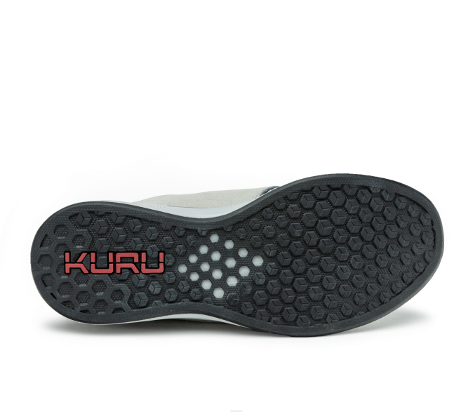 gris orage/noir chaussures Kuru 68LZ174 large de l\'atome Hommes