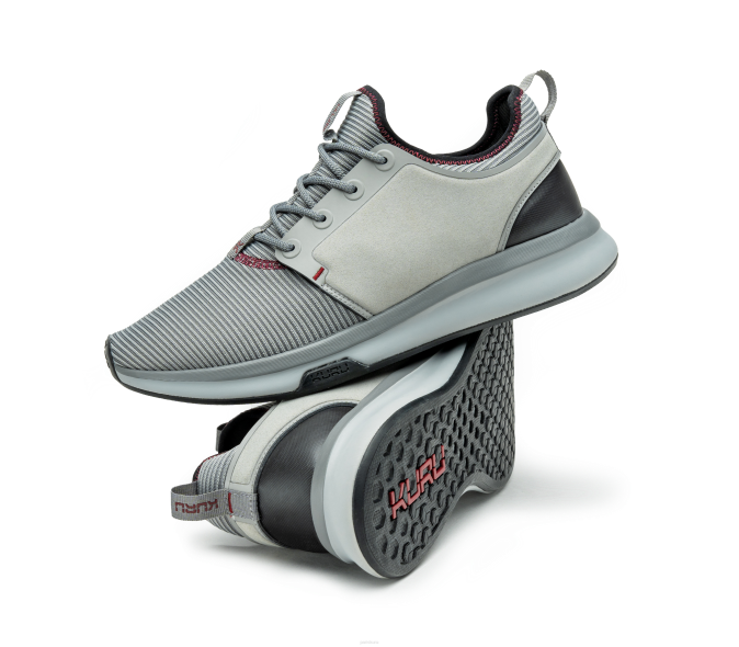 gris orage/noir chaussures Kuru 68LZ174 large de l\'atome Hommes