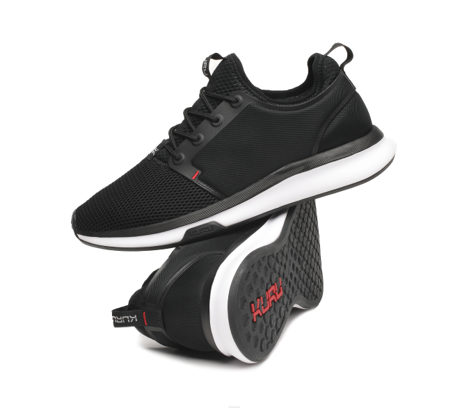 noir de jais/blanc/rouge feu chaussures Kuru 68LZ157 atome Hommes