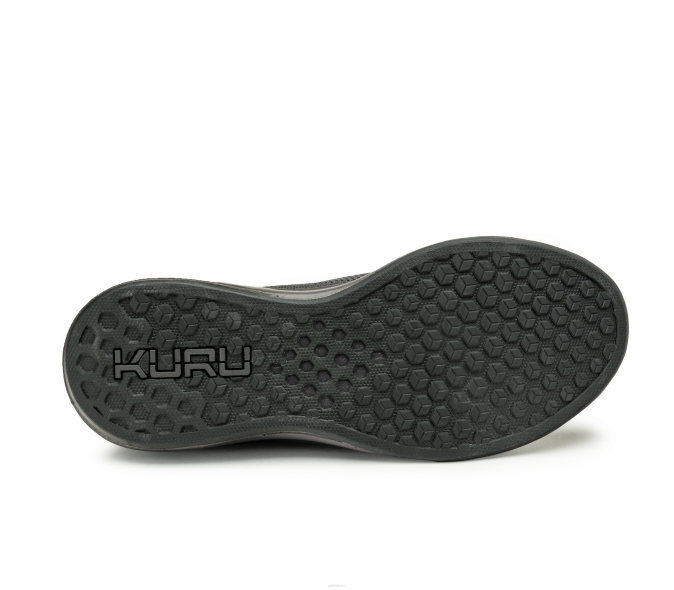 noir de jais/gris fumé chaussures Kuru 68LZ148 flux Hommes