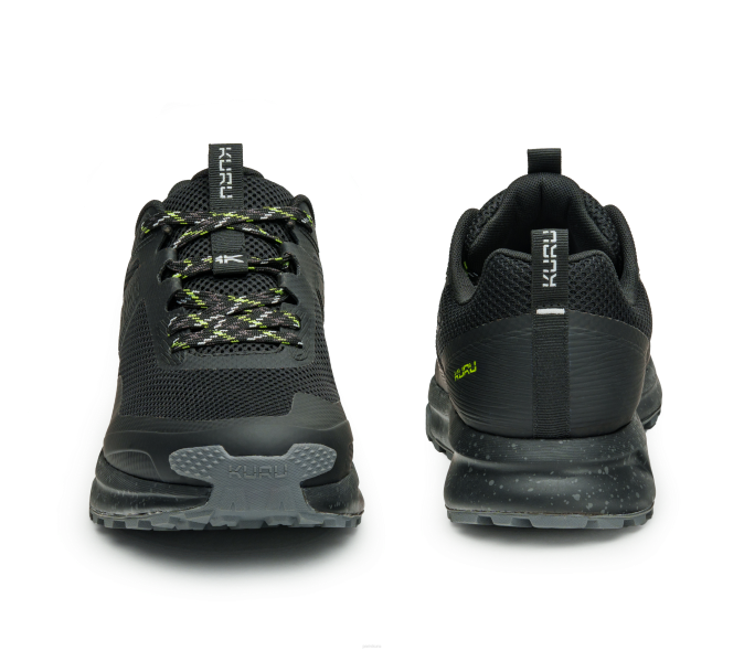 noir de jais/vert k u r u chaussures Kuru 68LZ145 piste d\'atome Hommes