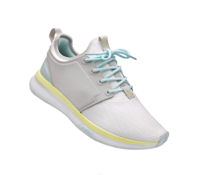 blanc brillant/bleu glacier chaussures Kuru 68LZ48 large de l'atome femmes – Image 3