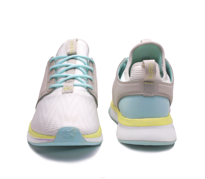 blanc brillant/bleu glacier chaussures Kuru 68LZ48 large de l'atome femmes – Image 4