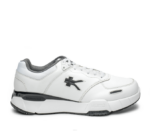 blanc brillant/graphite chaussures Kuru 68LZ168 large cinétique Hommes
