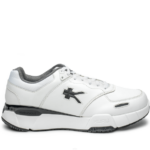 blanc brillant/graphite chaussures Kuru 68LZ168 large cinétique Hommes