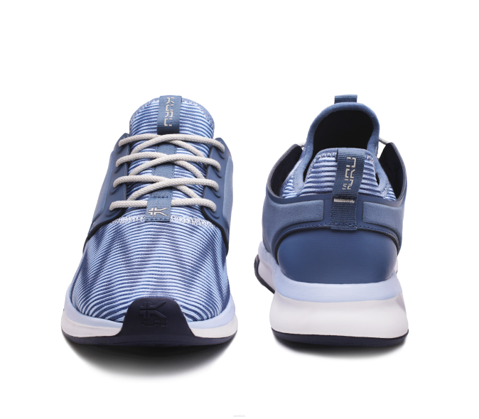 bleu minéral/gris os chaussures Kuru 68LZ56 large de l'atome femmes – Image 4