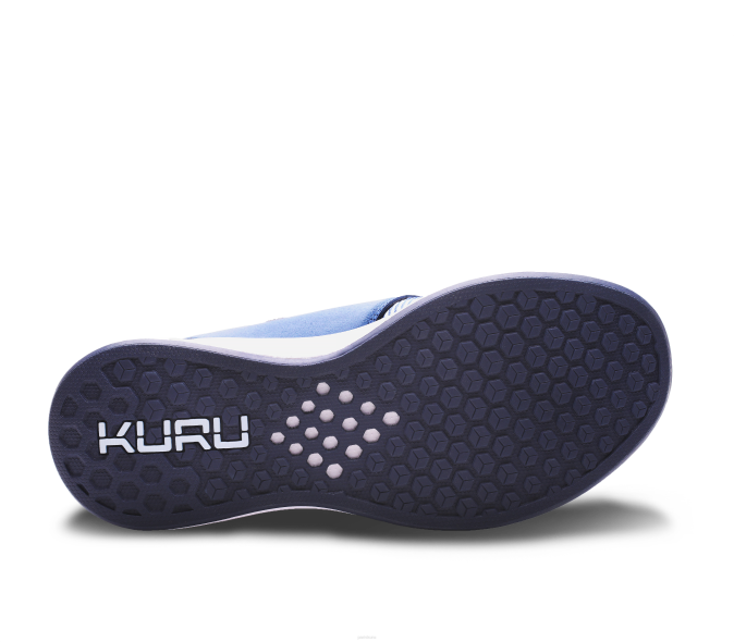 bleu minéral/gris os chaussures Kuru 68LZ56 large de l'atome femmes – Image 6