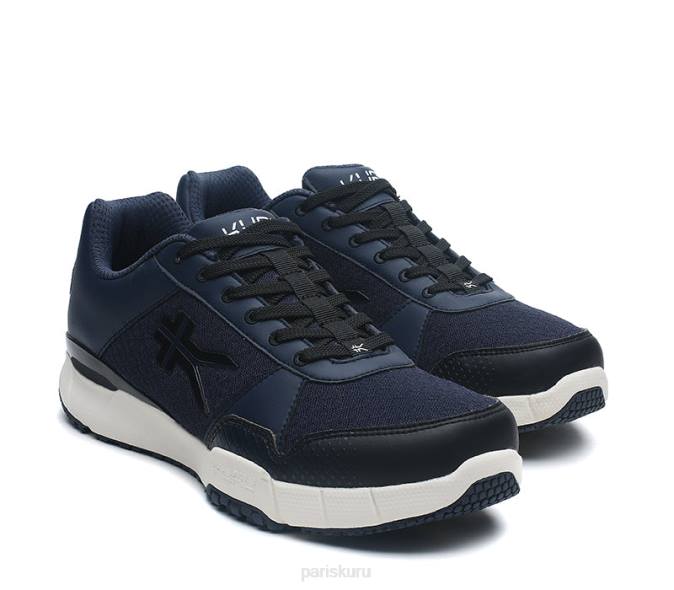 bleu nuit/blanc/noir de jais chaussures Kuru 68LZ172 large quantique Hommes – Image 2