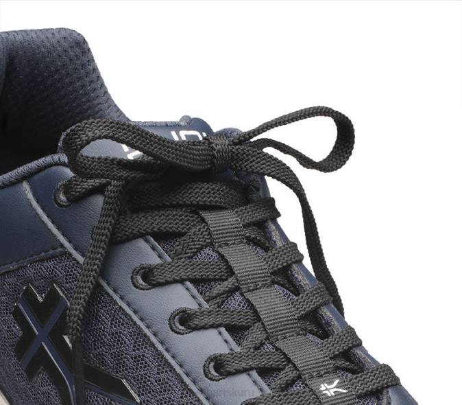 bleu nuit/blanc/noir de jais chaussures Kuru 68LZ172 large quantique Hommes – Image 11